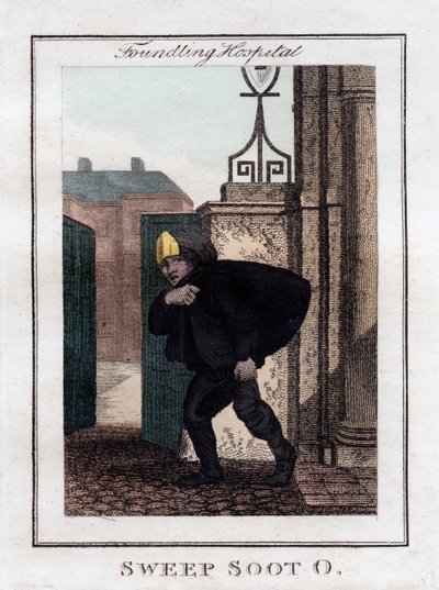 Varrer fuligem O, Hospital Foundling, Londres, 1805 de Unbekannt