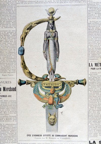 Espada de honra oferecida ao comandante comercial, 1899 de Unbekannt