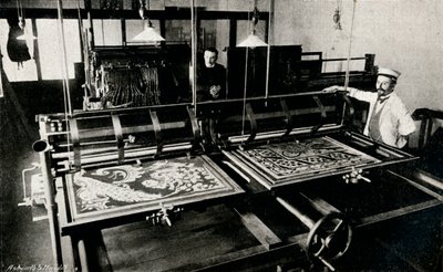 Máquina de corte por cartão elétrica Szczepaniks, c1903 de Unbekannt