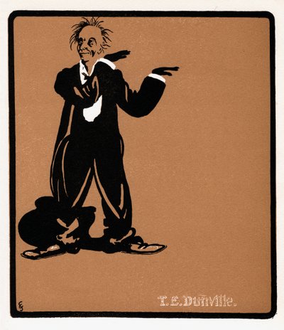 TE Dunville 1868-1924, cantor e comediante inglês, final do século XIX de Unbekannt