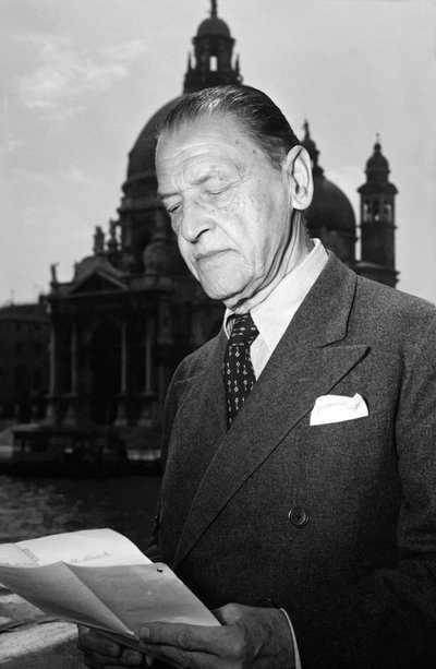 O ESCRITOR WILLIAM SOMERSET MAUGHAM - VENEZA - 1951 de Unbekannt