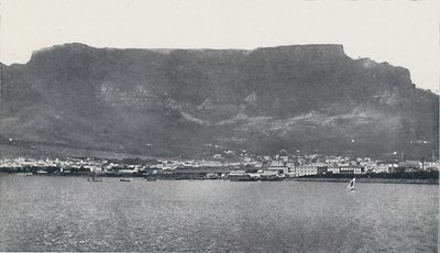 Montanha da Mesa e Cidade do Cabo, 1924 de Unbekannt