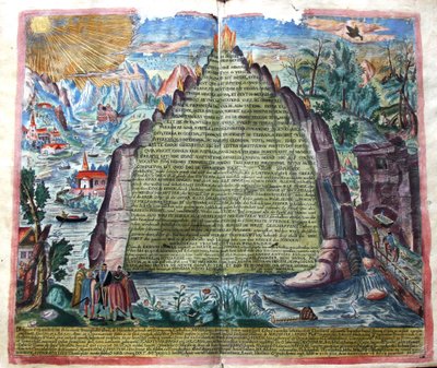 Tabula Smaragdina Tábua Esmeralda de Hermes Trismegisto, 1609. de Unbekannt