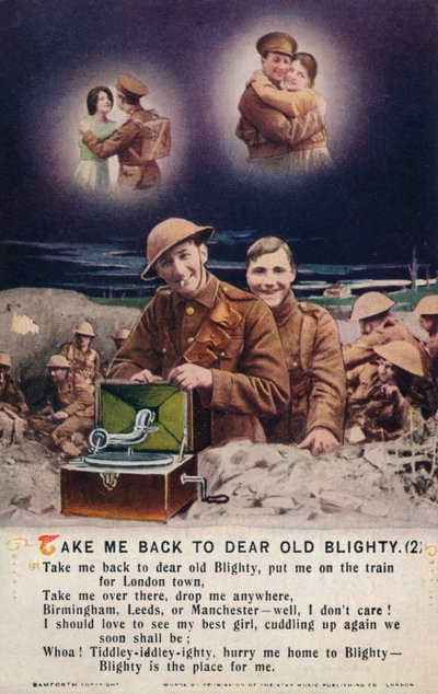 Leve-me de volta a Dear Old Blighty 2, c1916. de Unbekannt