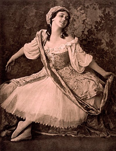 Tamara Karsavina, bailarina russa, no balé Nikolai Tcherepnins, Le Pavillon d&39;Armide, 1913 de Unbekannt