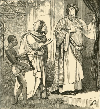 Tarquinius e o Sibyl, 1890. de Unbekannt