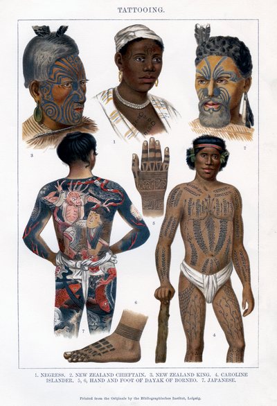 Tatuagem, 1800-1900 de Unbekannt