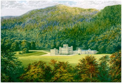 Castelo de Taymouth, Perthshire, Escócia, casa do conde de Breadalbane, c1880 de Unbekannt