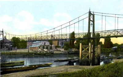 Ponte de Teddington, Londres, século 20 de Unbekannt