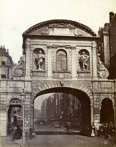 Temple Bar, Londres, século XIX de Unbekannt