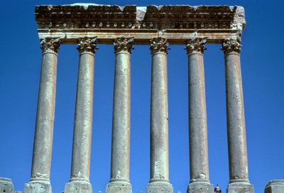 Templo de Zeus Heliopolita, Baalbek, Líbano, 10-249 DC de Unbekannt