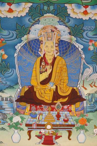 Templo da congregação dos Mil Budas Dashang Kagyu Ling Pintando Kalou Rinpotche, La Boulaye, França de Unbekannt