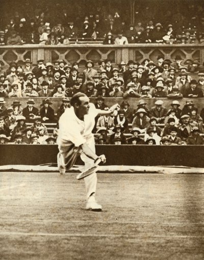 Jogo de tênis na quadra central de Wimbledon, c1930s, 1935. de Unbekannt