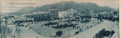Tetuão - Vista geral da Plaza de Espana, c1910. de Unbekannt
