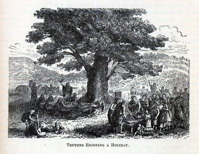 Teutons, desfrutando de um feriado, 1882 de Unbekannt