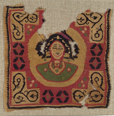Fragmento têxtil, copta, séc. VI-VII. de Unbekannt