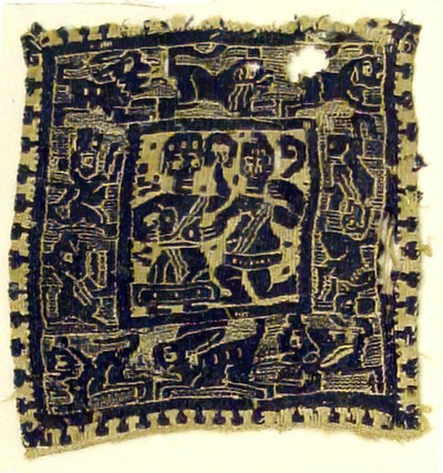 Fragmento têxtil, copta, início do século VI. de Unbekannt