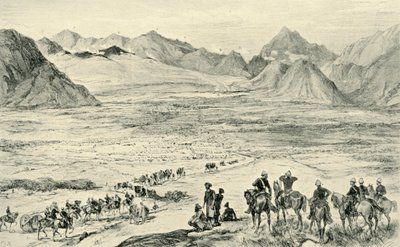 A ação nas alturas acima de Charasia, 6 de outubro de 1879, 1901. de Unbekannt