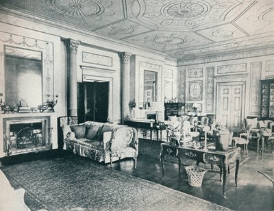 Salão Adam, Stoke Edith, c1909 de Unbekannt