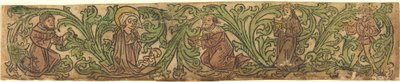 A Adoração dos Magos Situado em uma Fronteira, c. 1480. de Unbekannt