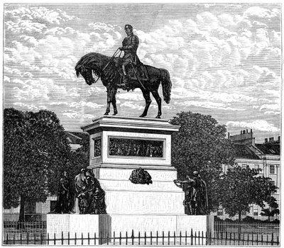 O Albert Memorial, Charlotte Square, Edimburgo, 1900 de Unbekannt