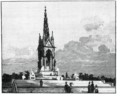 Albert Memorial, Kensington, Londres, 1900 de Unbekannt