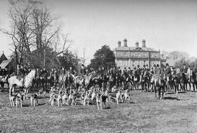 Os cães de Albrighton: uma reunião em Stretton, c1903, 1903 de Unbekannt