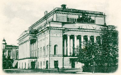 Teatro Alexandrinsky, São Petersburgo, Rússia, década de 1890 de Unbekannt