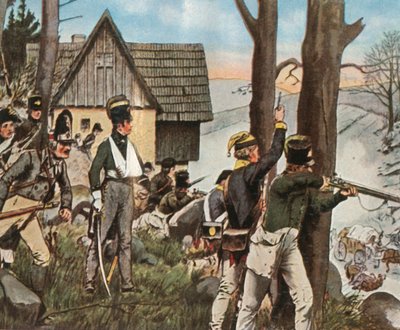 A guerra alpina no condado de Kladsko, 1807, 1936. de Unbekannt