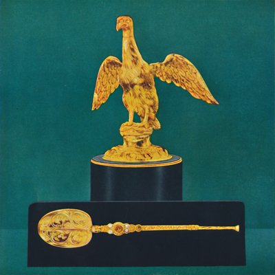 A Ampulla ou Águia Dourada e a Colher, 1937. de Unbekannt