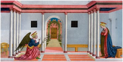 A Anunciação, c1445, 1958 de Unbekannt