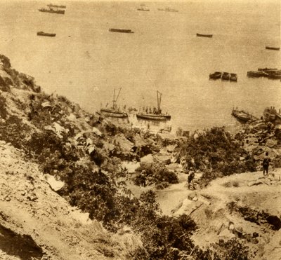 A colônia Anzac em Gallipoli, Gaba Tepe de Unbekannt