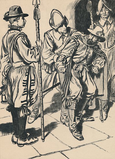 A prisão de Guy Fawkes, c1907. de Unbekannt