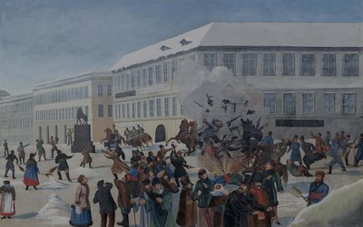 O assassinato de Alexandre II em 13 de março de 1881 de Unbekannt