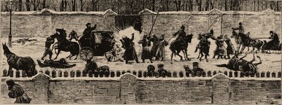 O assassinato de Alexandre II em 13 de março de 1881, 1881. de Unbekannt