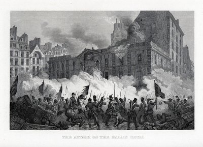 O ataque ao palácio real, 1882 de Unbekannt