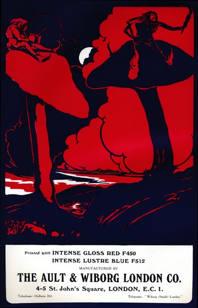 Anúncio da Ault & Wiborg London Co., 1919 de Unbekannt