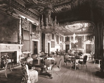O salão de baile, Devonshire House, Londres, 1894. de Unbekannt