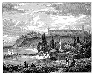 O Hospital Barracks, Scutari, Turquia, c1888 de Unbekannt