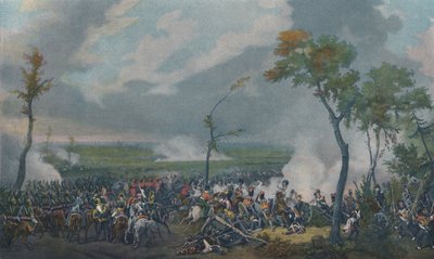 A Batalha de Hanau, 30 de outubro de 1813, 1896. de Unbekannt