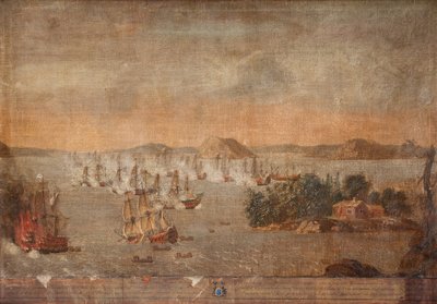 A Batalha de Hoglande em 22 de julho de 1713, 1713 de Unbekannt