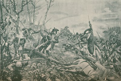A Batalha de Jemmapes, Perto de Mons, Bélgica, 6 de novembro de 1792, 1896 de Unbekannt