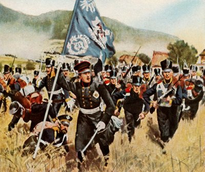 A Batalha de Kulm e Nollendorf, 29 e 30 de agosto de 1813, 1936. de Unbekannt