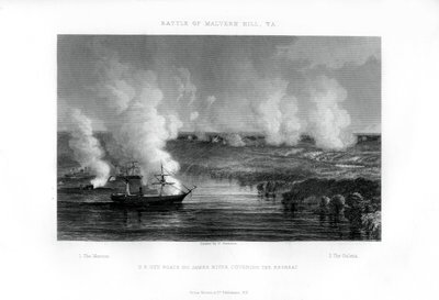 A Batalha de Malvern Hill, Virgínia, 1 de julho de 1862 1862-1867 de Unbekannt