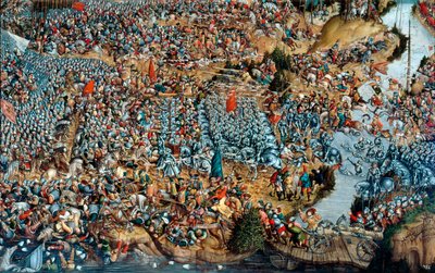 A Batalha de Orsha, 1514 entre 1524 e 1530 de Unbekannt
