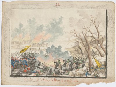 A Batalha de Patnos, em outubro de 1828, 1829 de Unbekannt