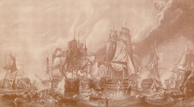 A Batalha de Trafalgar, 1805, 1896. de Unbekannt