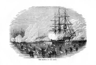 A Batalha dos Barris, 6 de janeiro de 1778, 1872 de Unbekannt