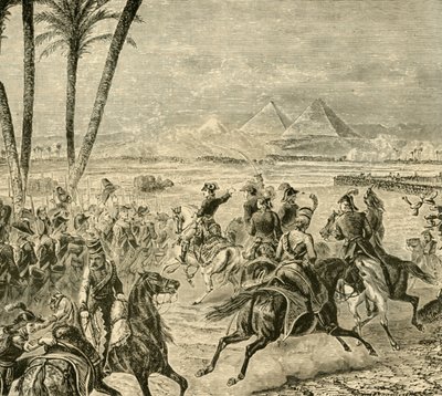 A Batalha das Pirâmides, 1798, 1890. de Unbekannt