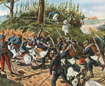 Os bávaros em Weissenburg, 4 de agosto de 1870, 1936. de Unbekannt
